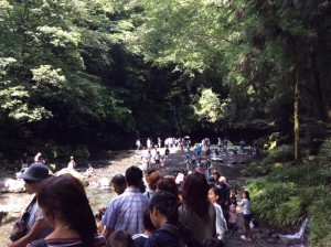 陣馬の滝祭り