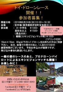 【西伊豆町】 6/24（日）「トイ・ドローンレース」開催!!