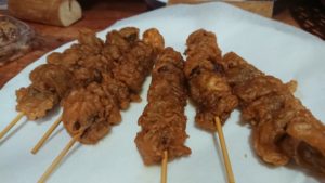 【静岡市】水見色きらく市　美味☆蒟蒻のから揚げ