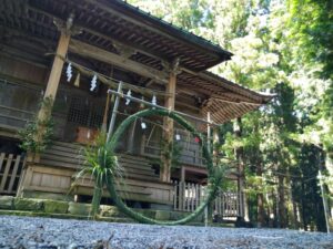 【藤枝市】高根白山神社　疫神齋が行われました