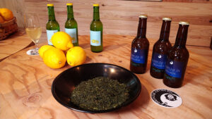 【島田市伊久美】無農薬栽培作物を使用したビールとアルコール入レモネード完成！
