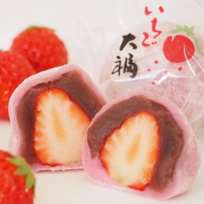 【藤枝市】えびすや製菓『いちご大福』今年も好評販売中！
