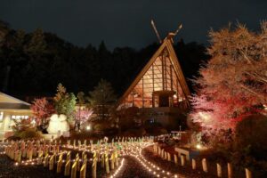 【小山町】2025宝鏡寺・嶽之下宮 竹あかり＆ライトアップ